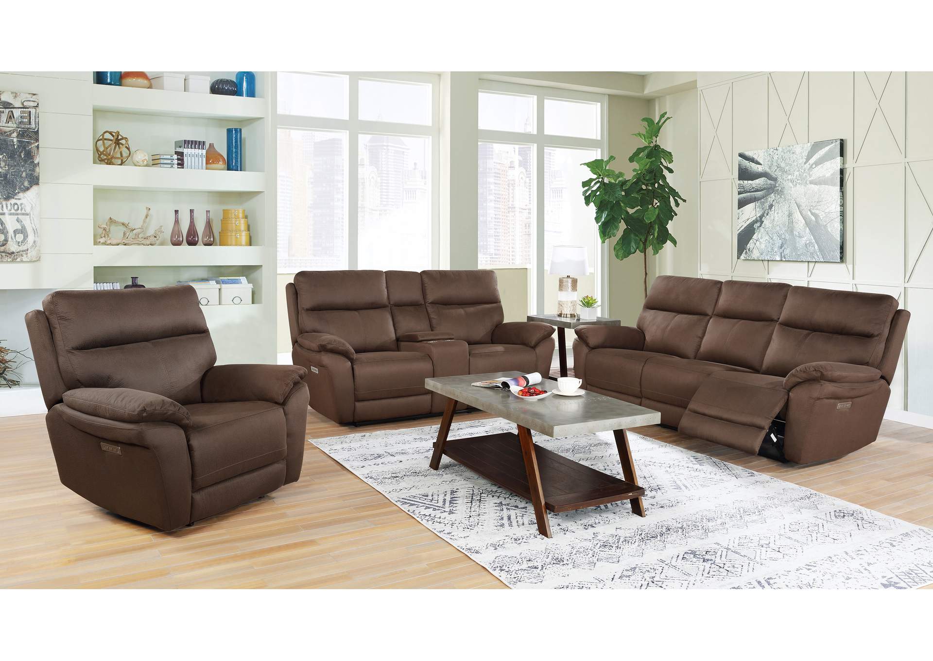 Pagosa Map8190 3X Power Sofa,Porter Designs