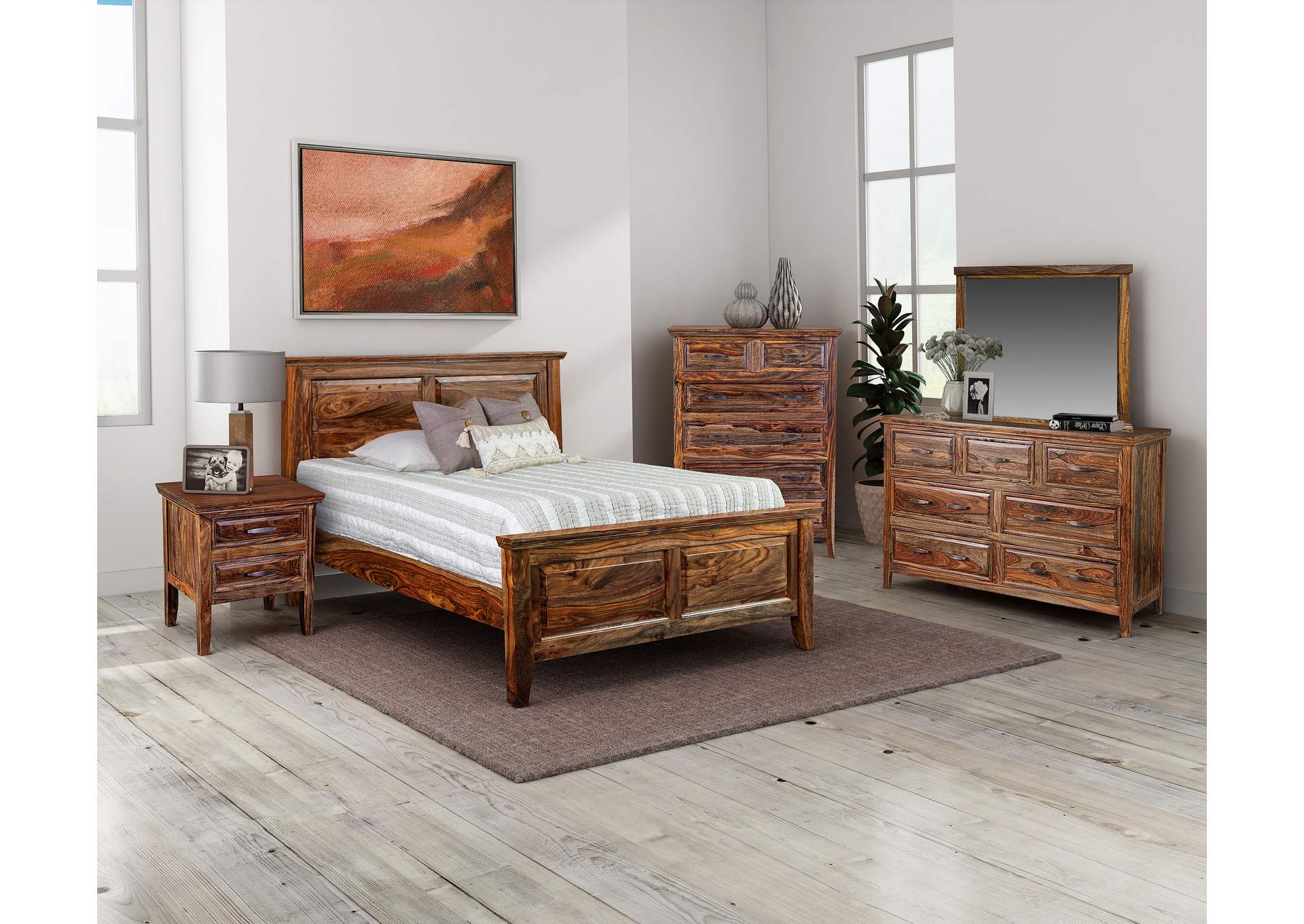 Sonora Queen Bed Harvest, Art-773,Porter Designs