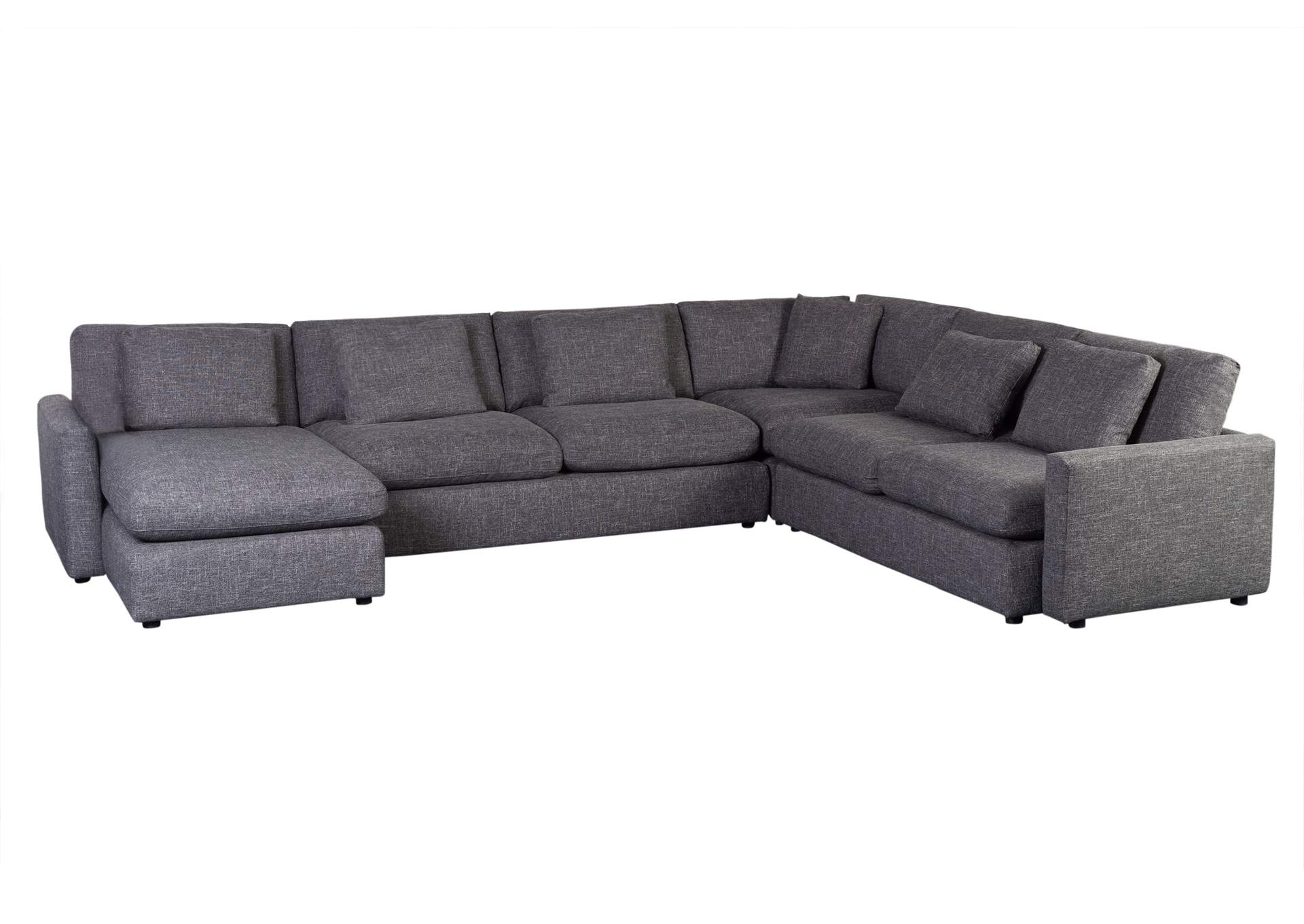 Cullen U7007 4Pc Sectional (Rev Love, A/L Love, Chaise, Crnr),Porter Designs