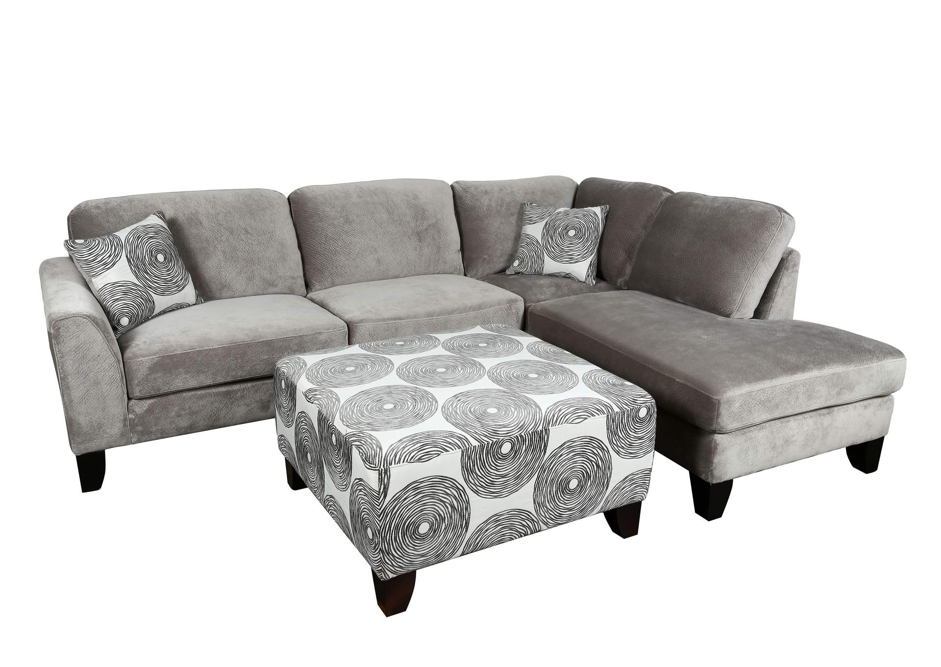 Malibu Sectional With Ottoman U4608,Porter Designs