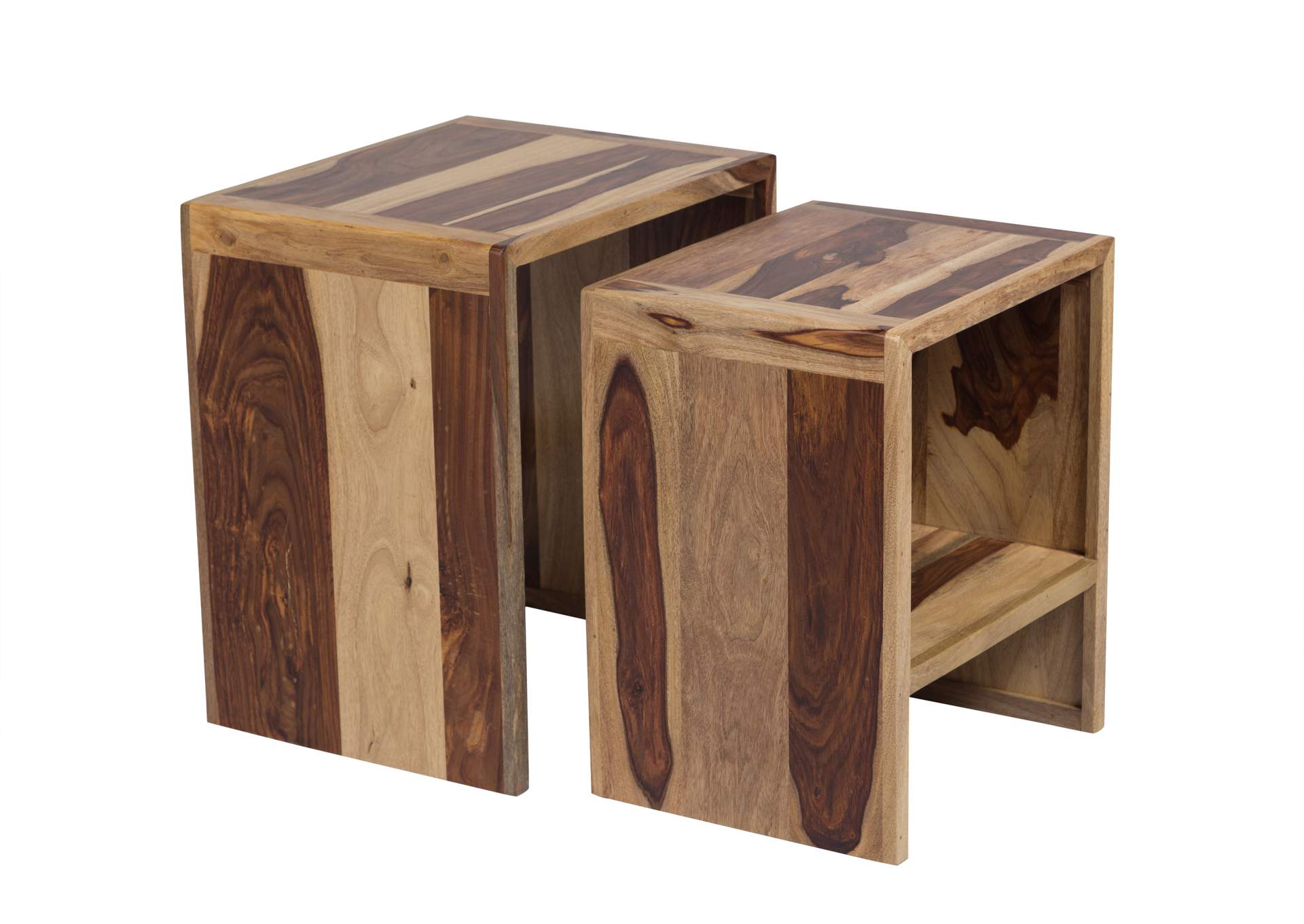 Sheesham Accents Nesting Tables,Porter Designs
