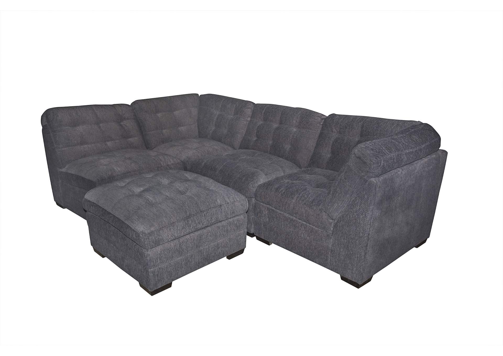Morrison U2319 5Pc Sectional 2 A/L, 2 Cnr, Otto,Porter Designs