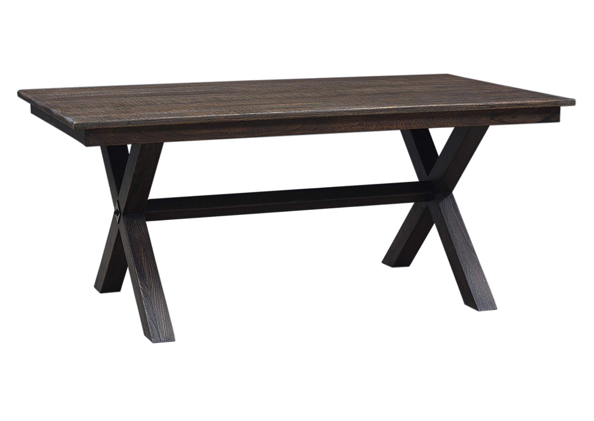 Madras Dining Tbl W/ X Legs Kd,Porter Designs