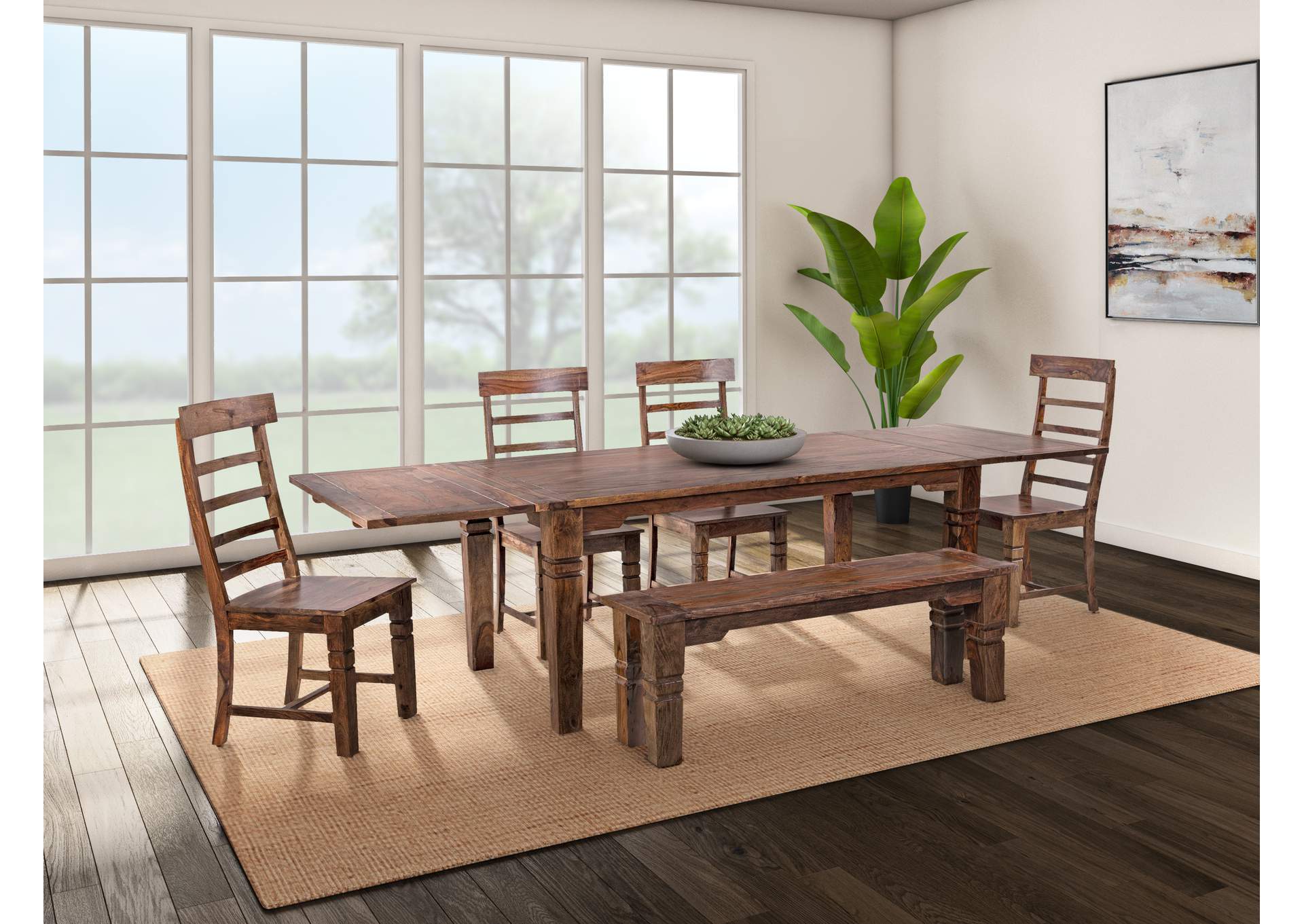 Tahoe Dining Tbl W/Ext Hrv,Porter Designs