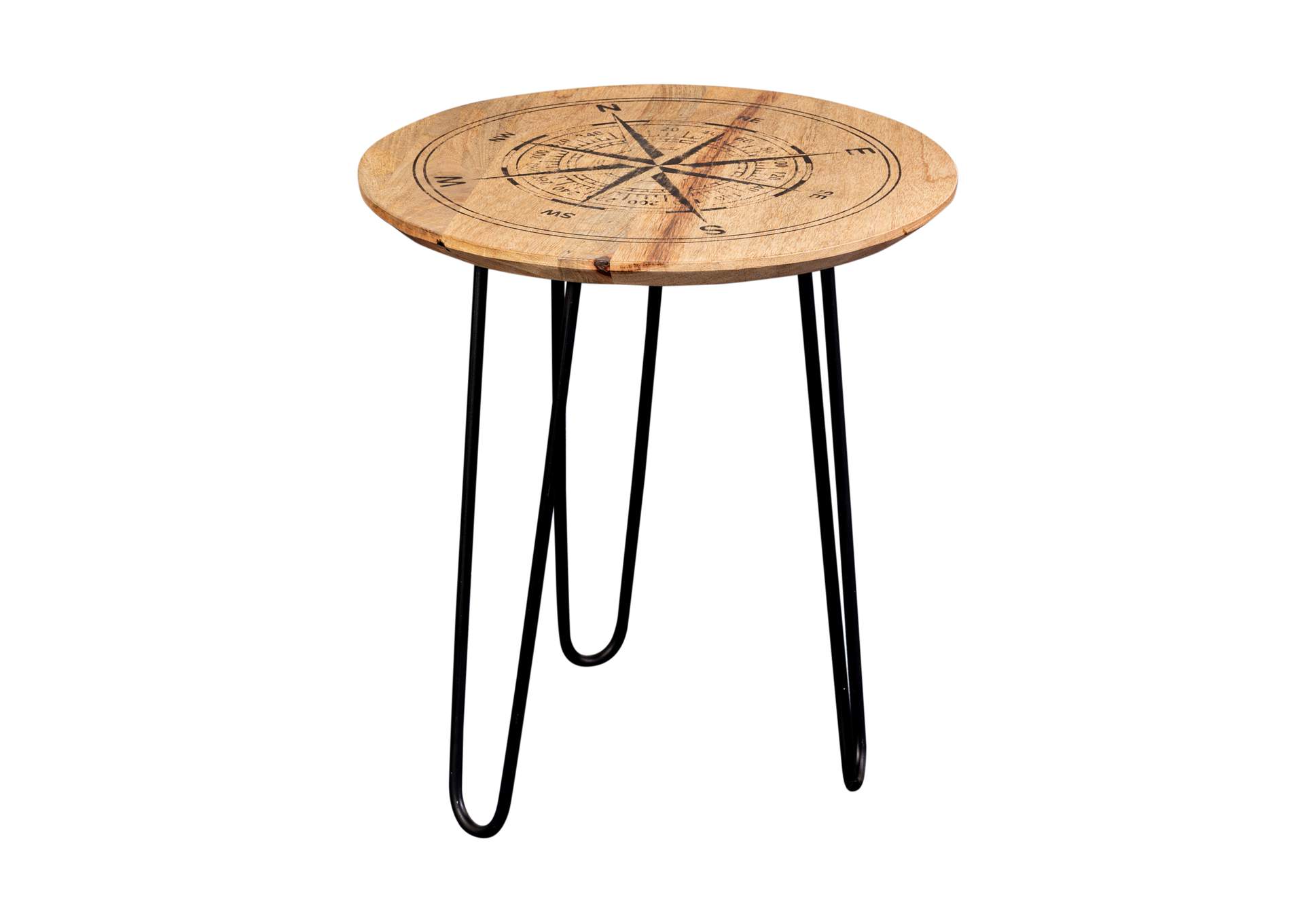 Compass End Table,Porter Designs