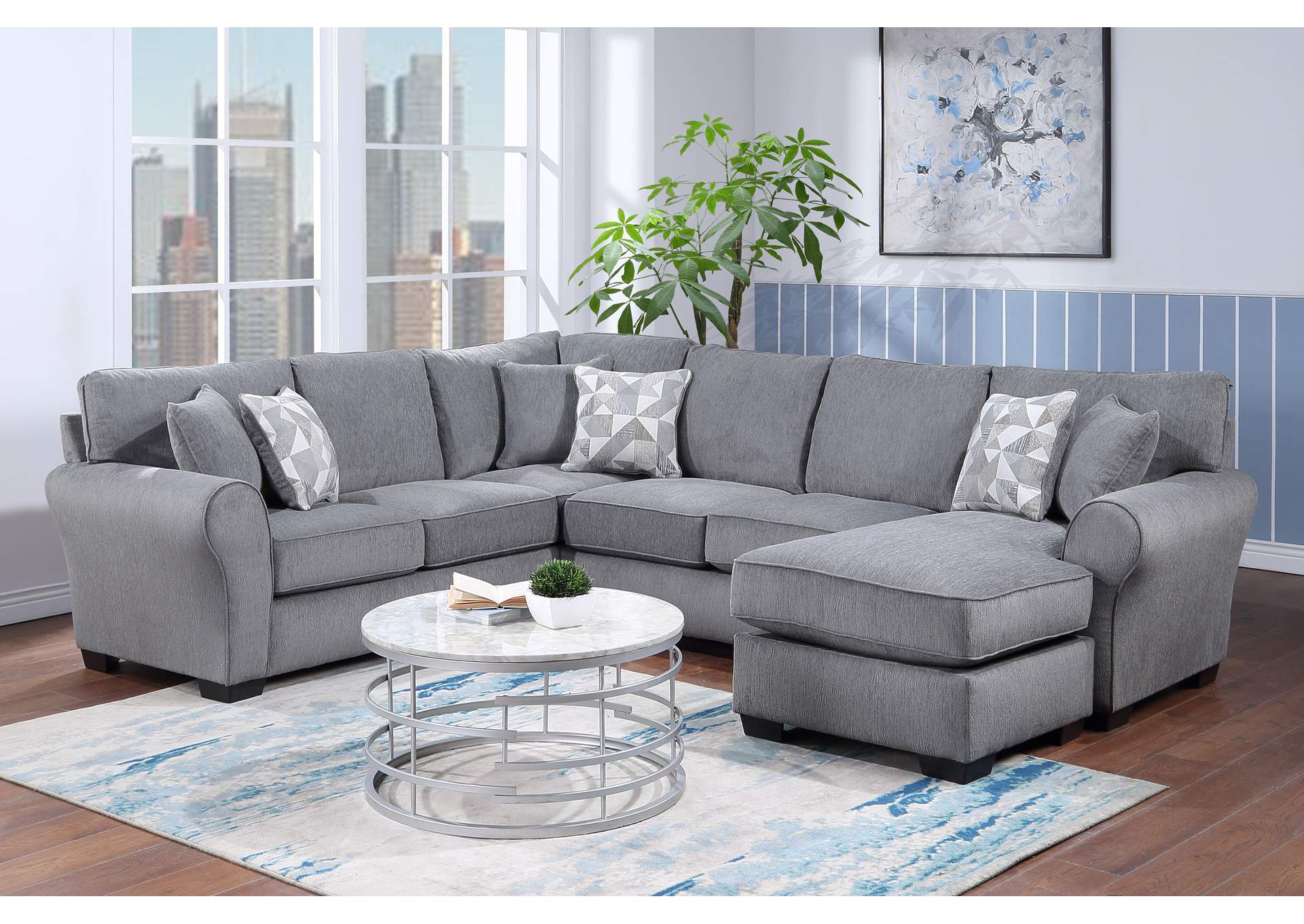 Savannah 2Pc Sectional, U1731,Porter Designs
