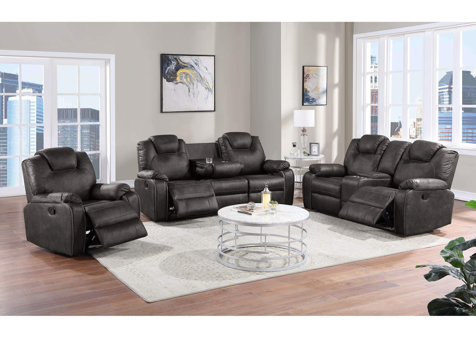 Dorado M9730 Rec Sofa W/Tbl,Porter Designs
