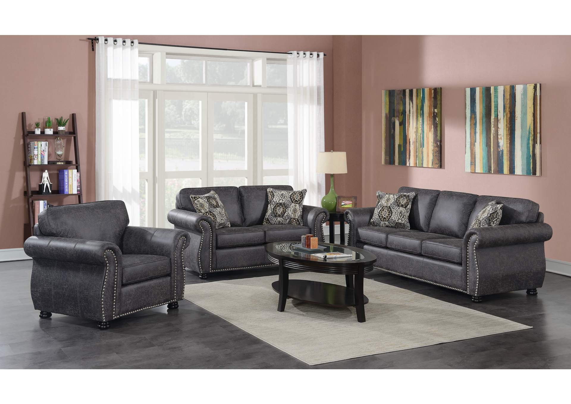 Elk River U9702A Sofa (Vn),Porter Designs