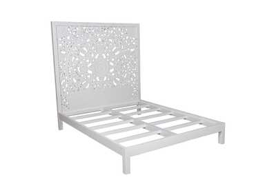 Image for Bali Queen Bed -R/S-White