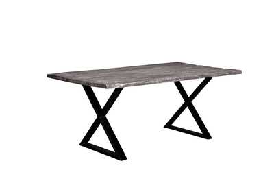 Crossover Gray Dining Table