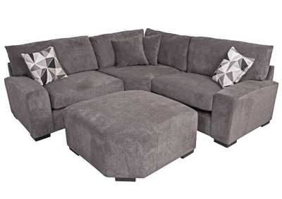 Image for Clayton U5350 Sectional 4Pc (Rhf, Lhf, Corner, Ottoman)