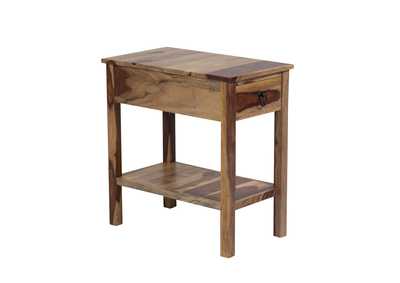 Image for Sheesham Accents Recliner Table