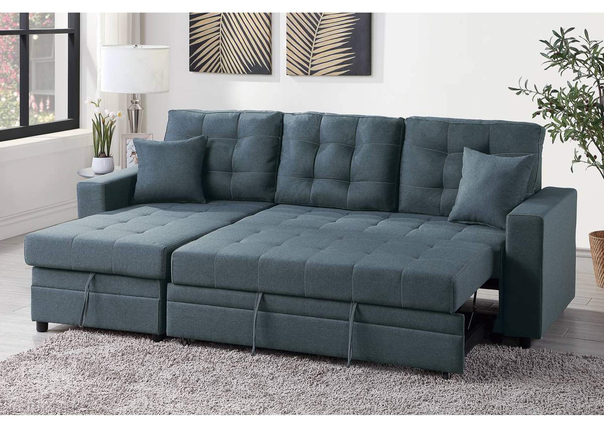 2-PCS Sectional Set,Poundex