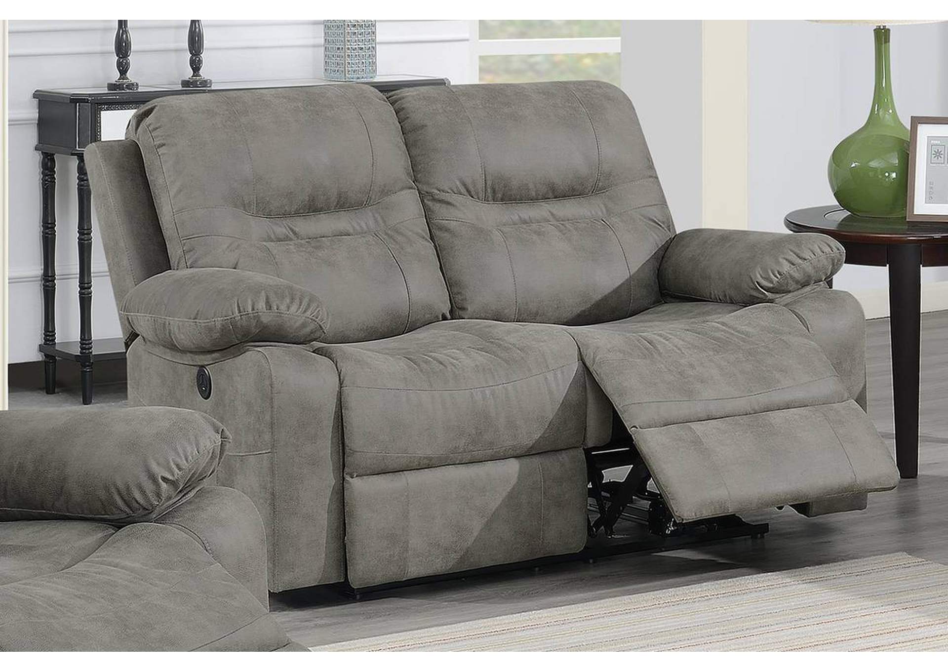 Power Motion Loveseat,Poundex