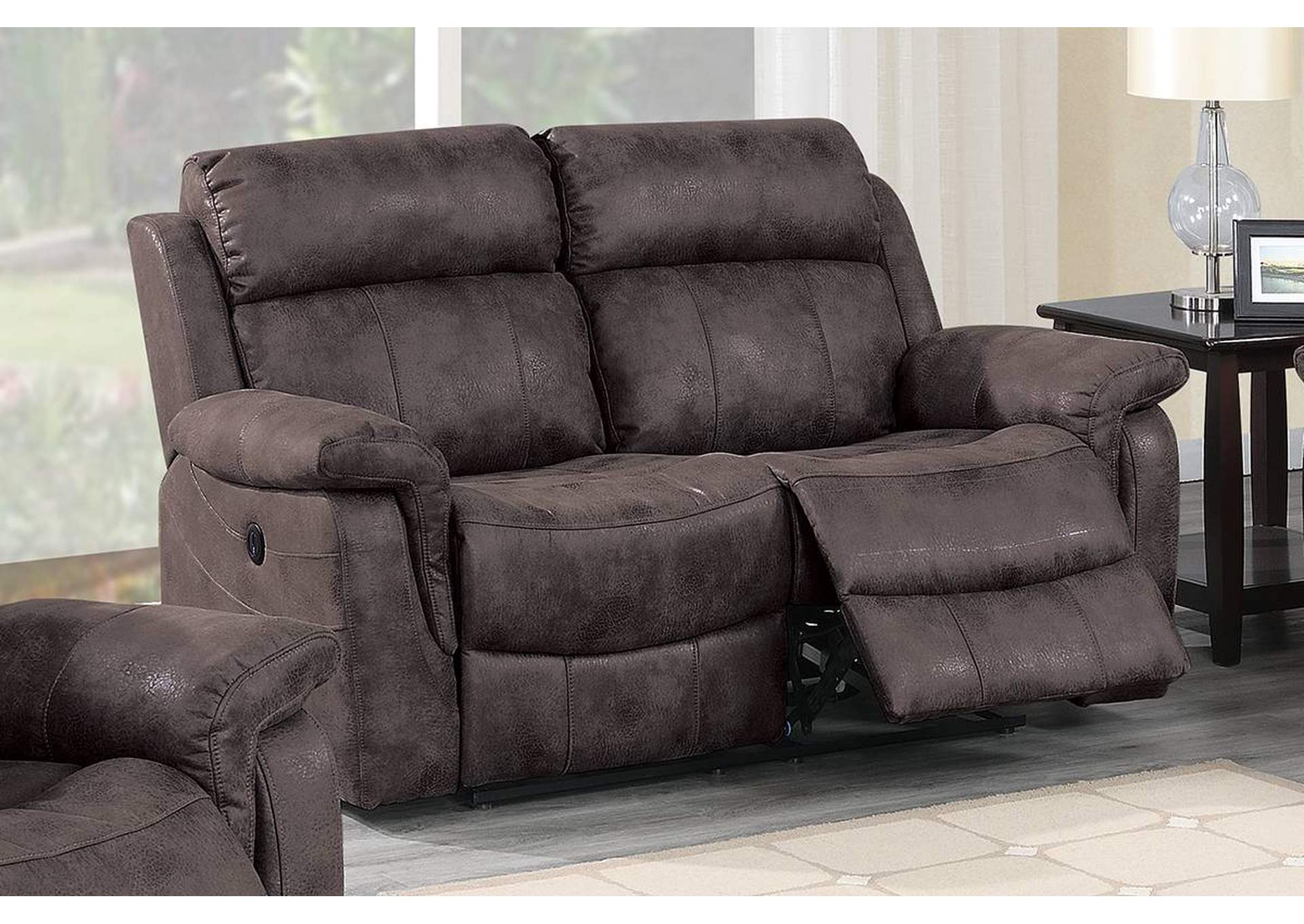 Power Motion Loveseat,Poundex
