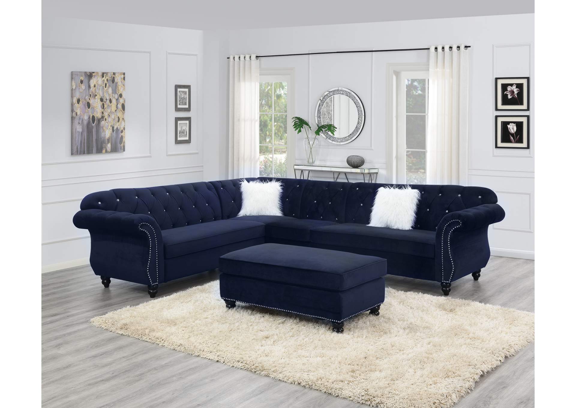 4-PCS Sectional,Poundex