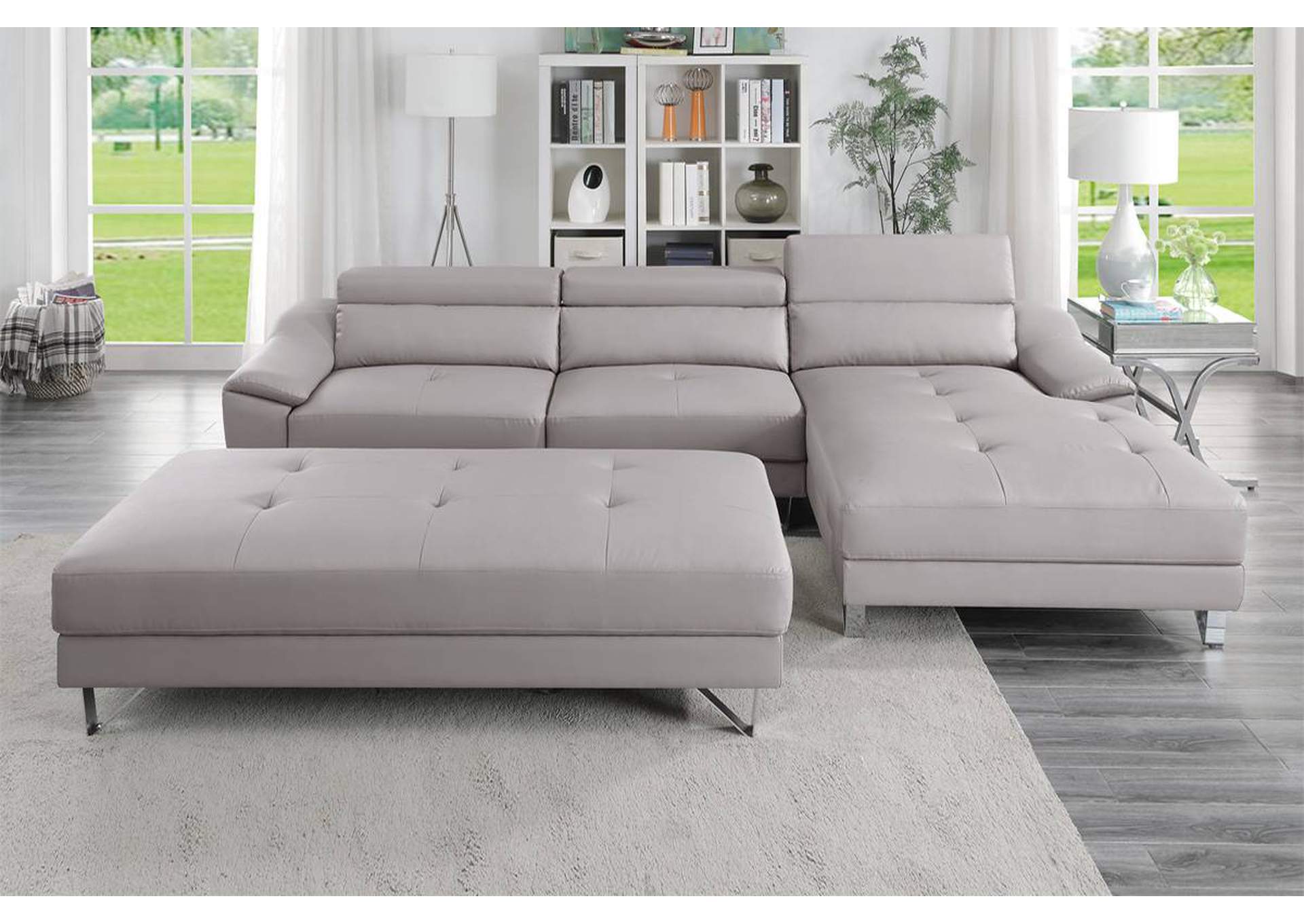 2-PCS SECTIONAL SET,Poundex