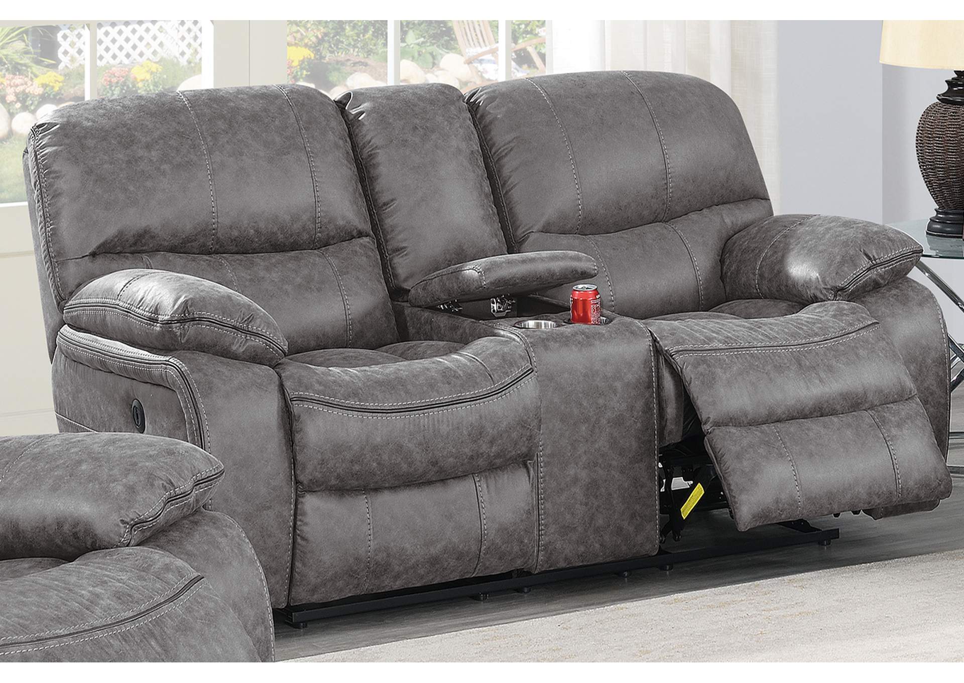 Power Motion Loveseat,Poundex