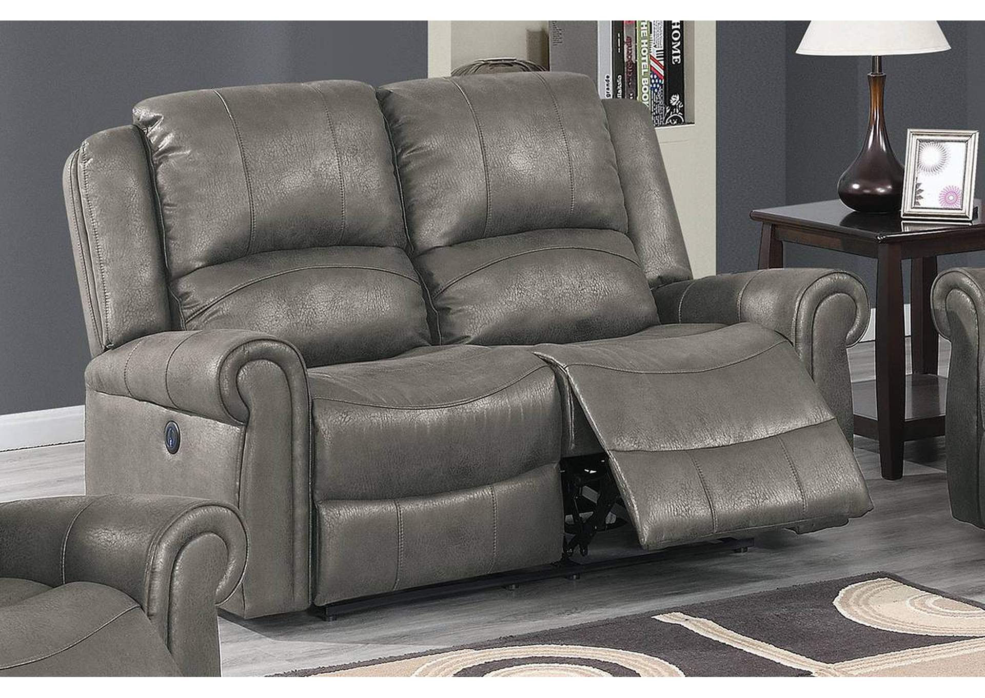 Power Motion Loveseat,Poundex