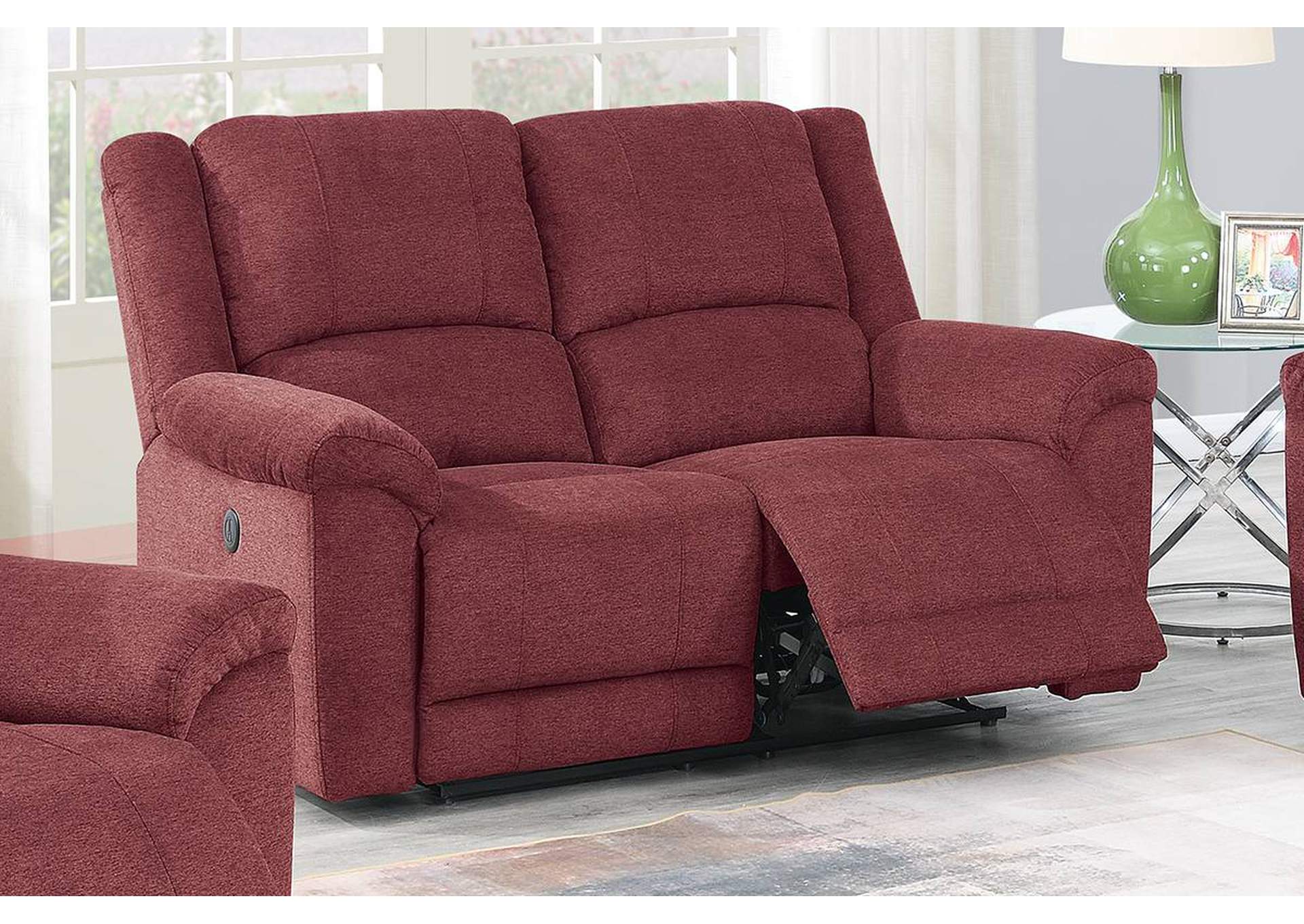 Power Motion Loveseat,Poundex