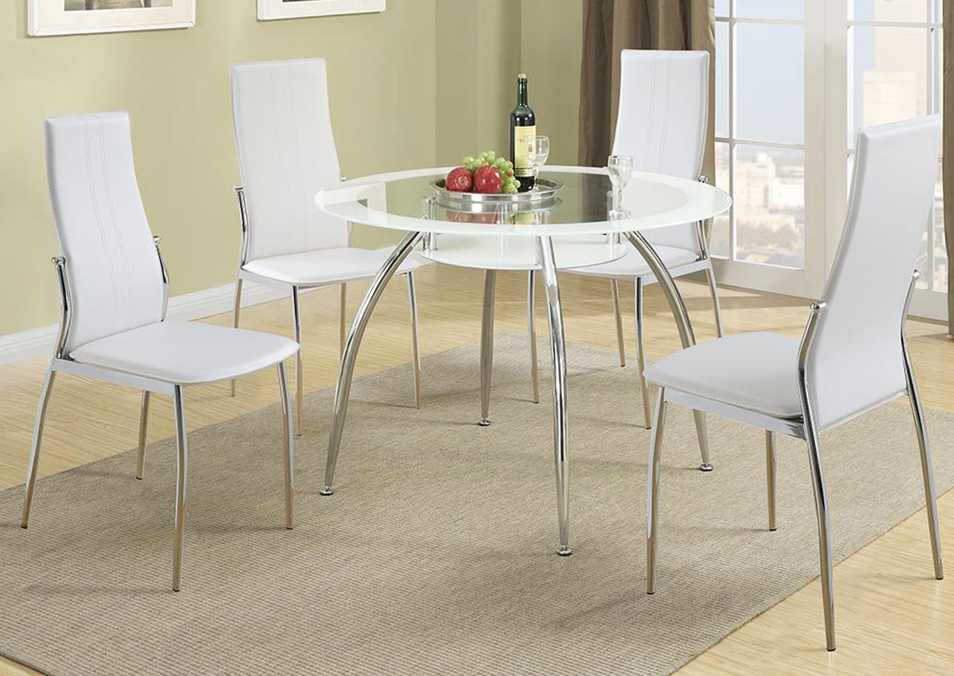Dining Chair [Set of 2],Poundex