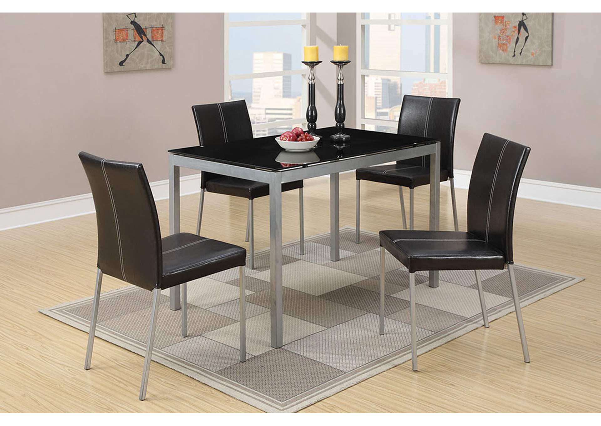 5 Piece Dining Set,Poundex