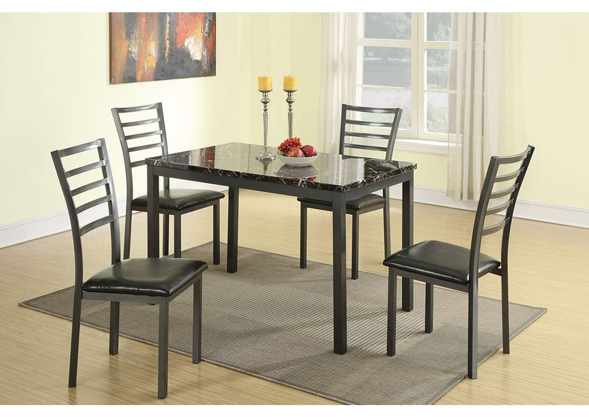 5 Piece Dining Set,Poundex