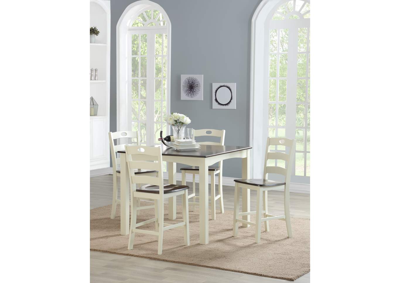 5 Piece Dining Set,Poundex