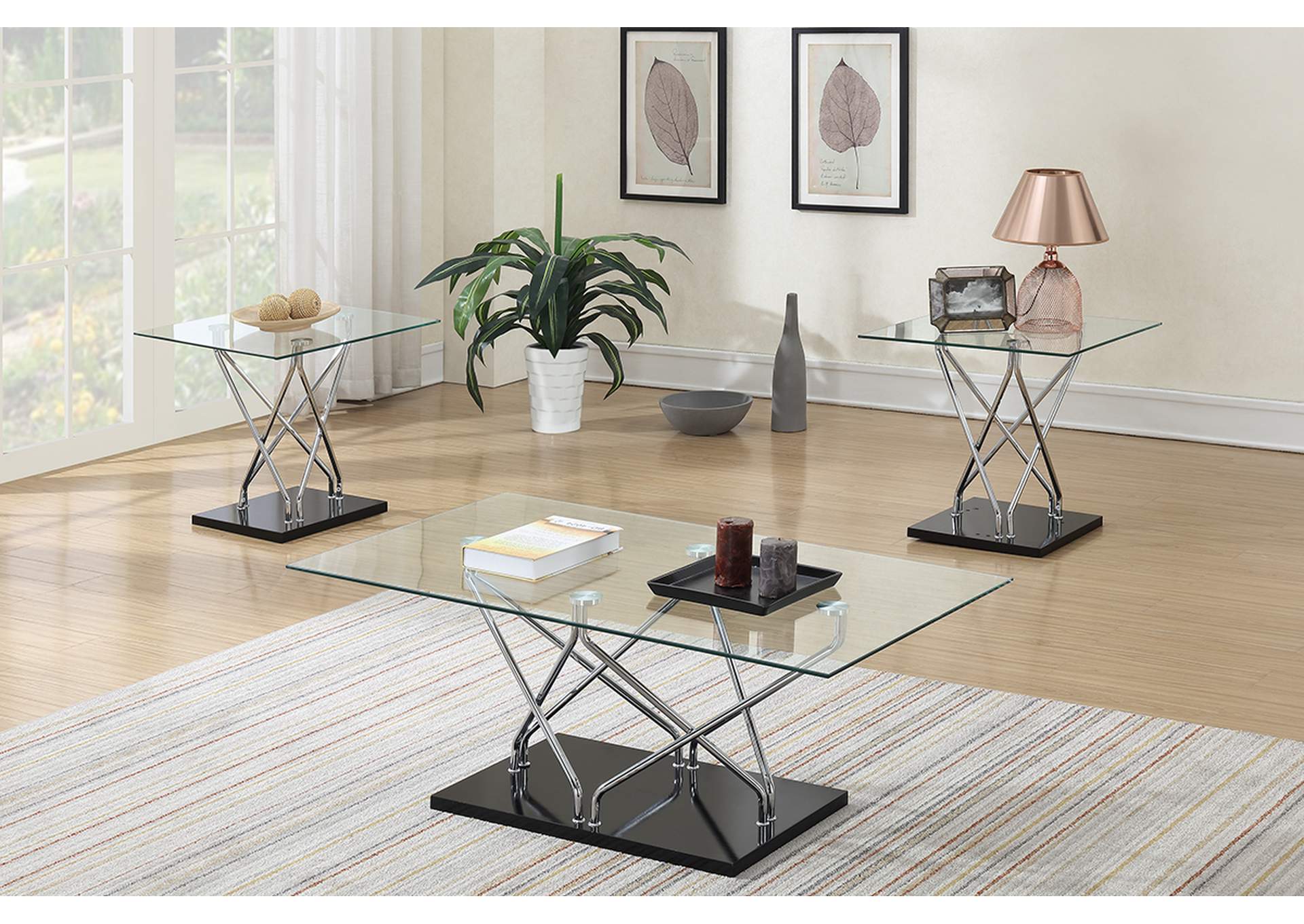 3 Piece Table Set,Poundex