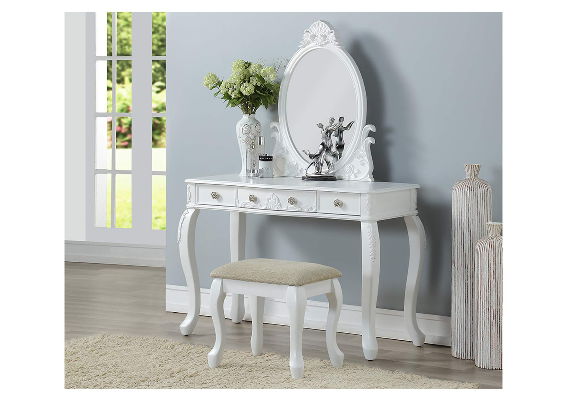 Bedroom Vanity,Poundex