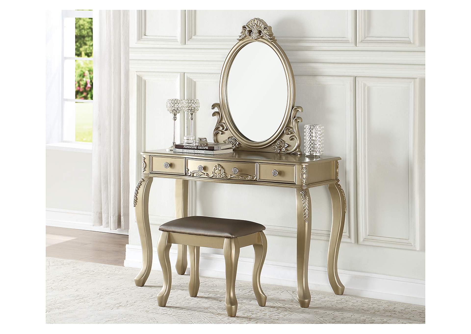 Bedroom Vanity,Poundex