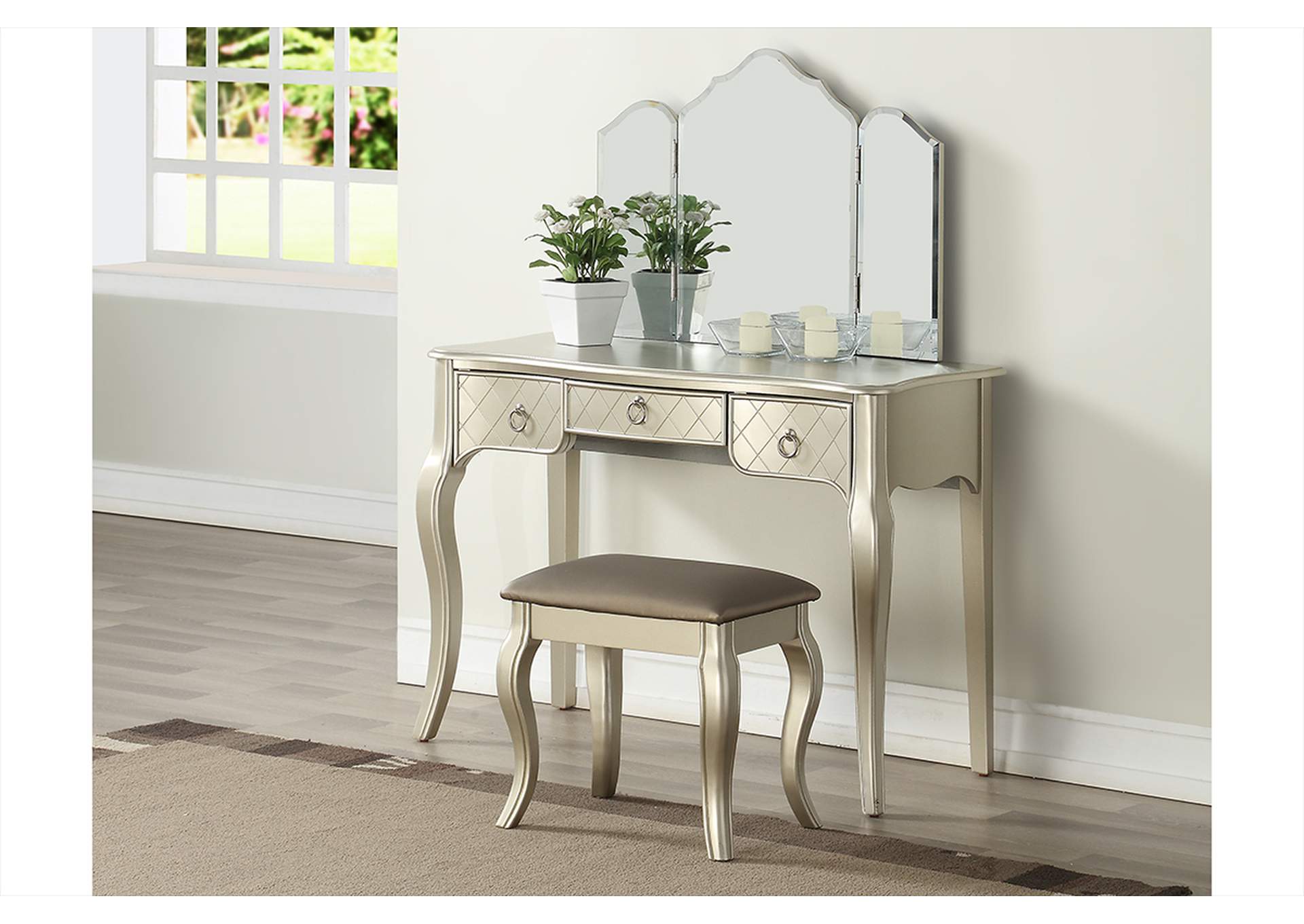 Bedroom Vanity,Poundex