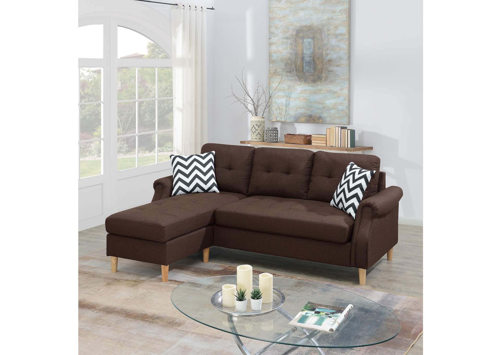 Sectional Sofa,Poundex