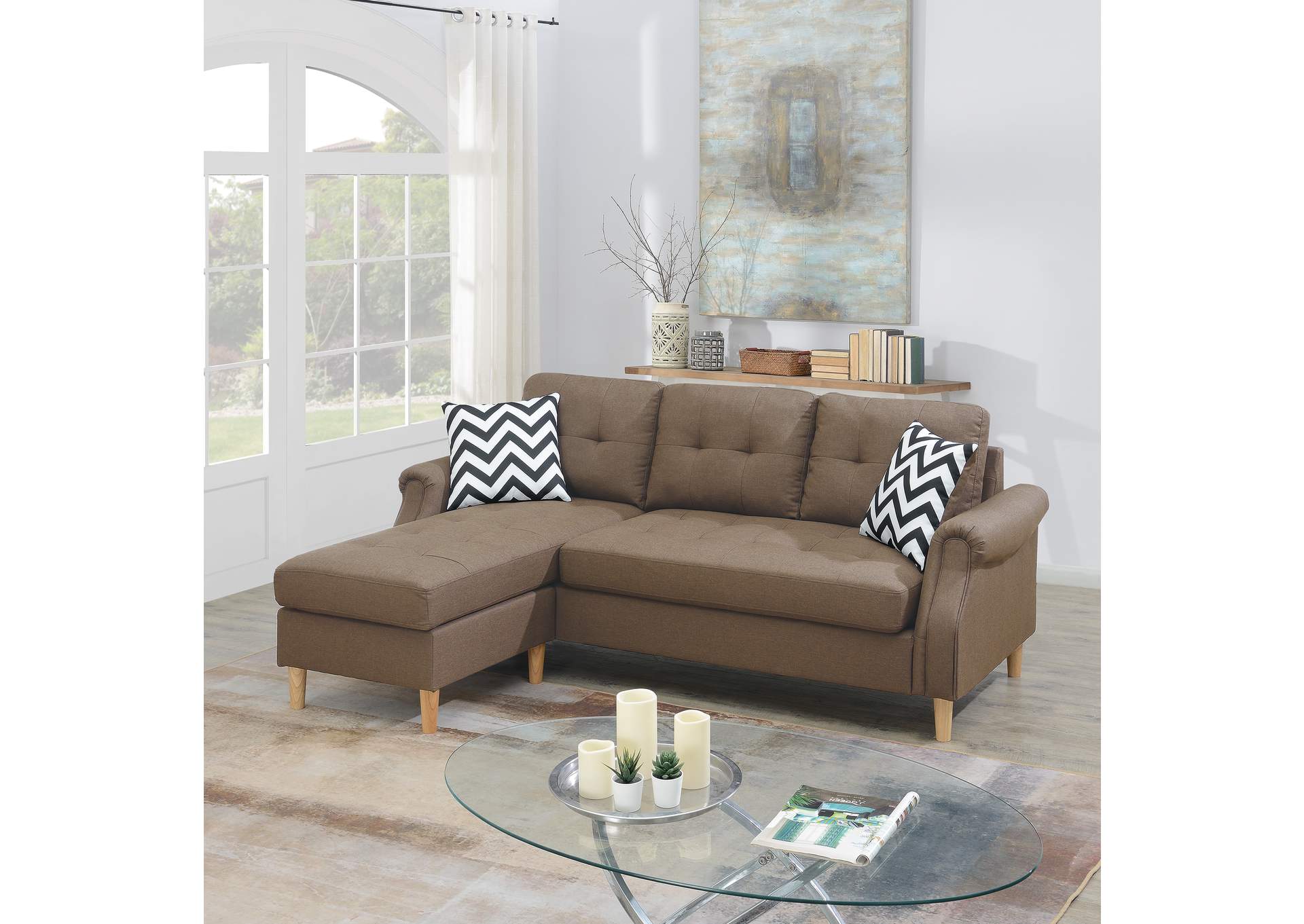 Sectional Sofa,Poundex