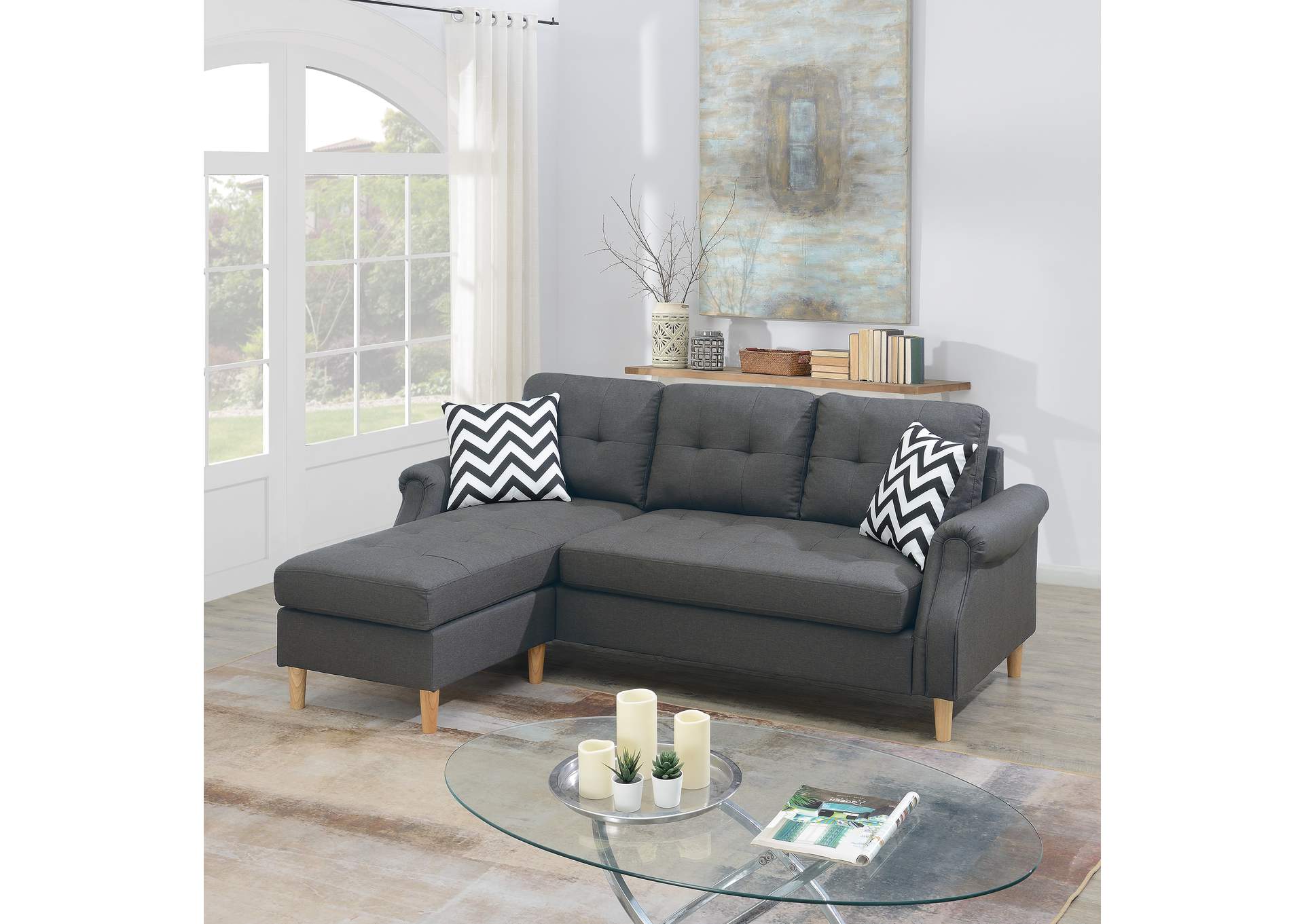 Sectional Sofa,Poundex