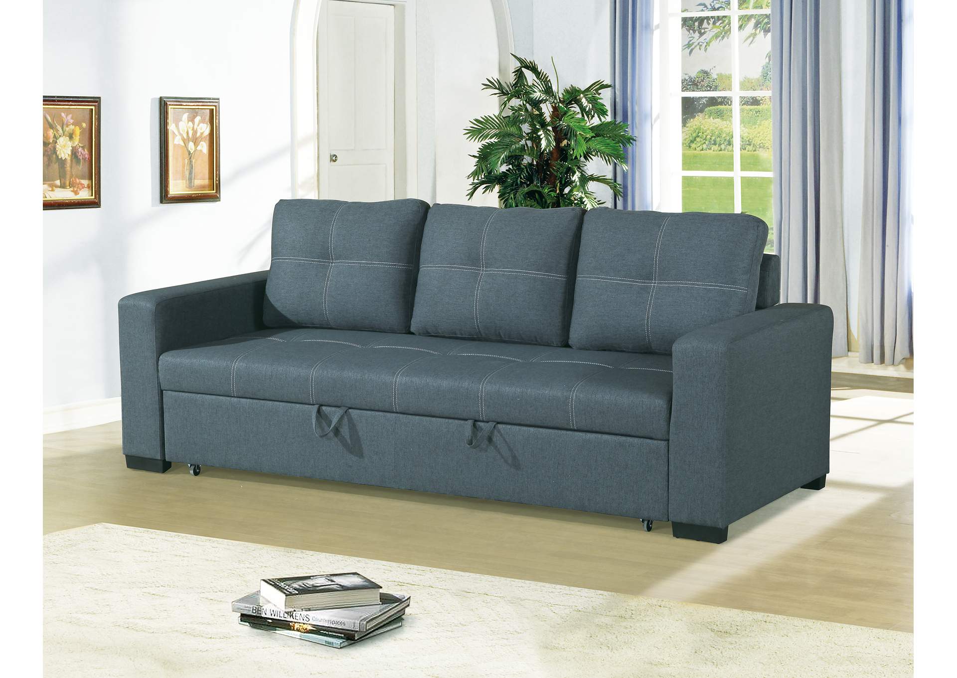 Convertible Sofa,Poundex