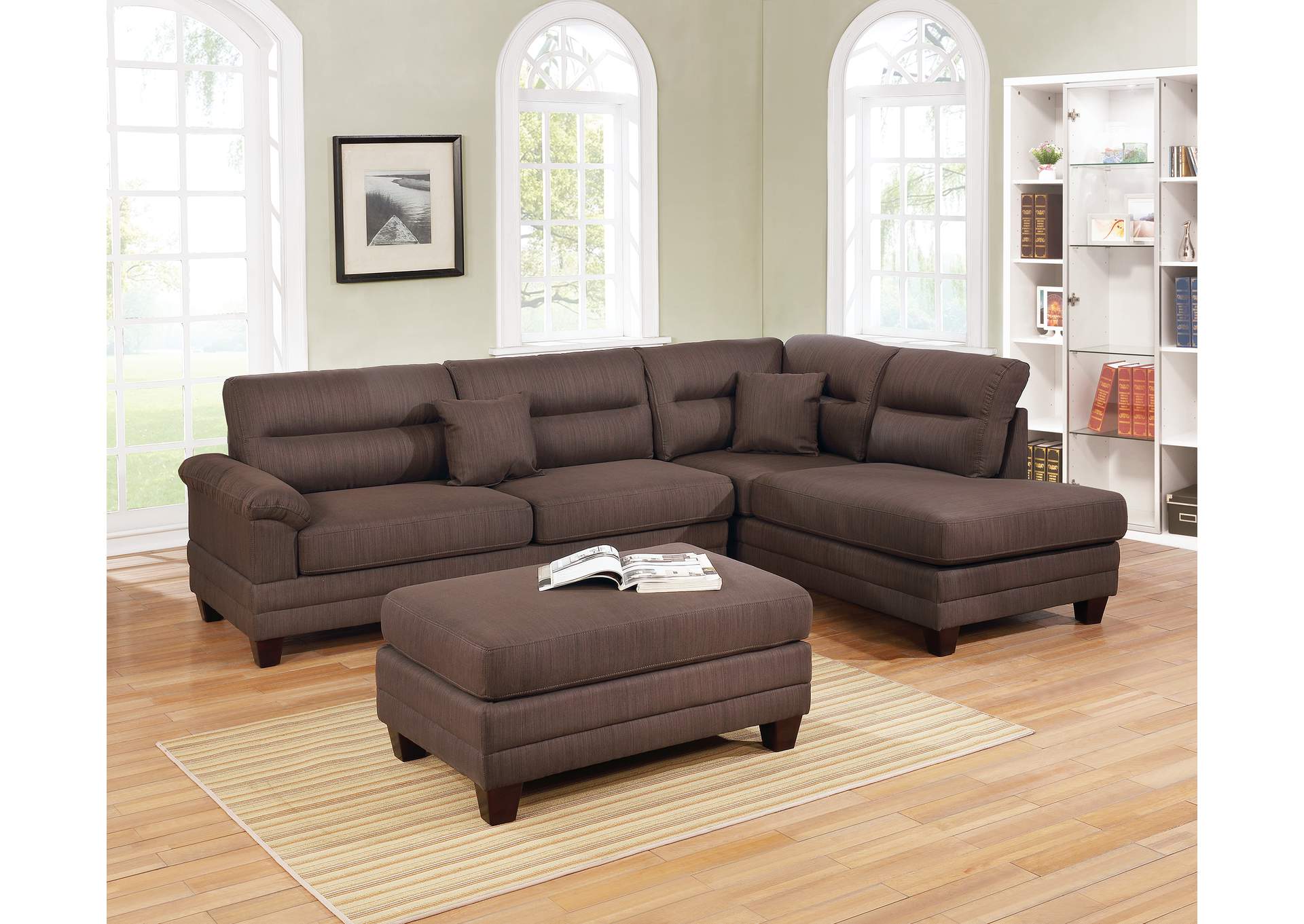 3-Pcs Sectional Set,Poundex