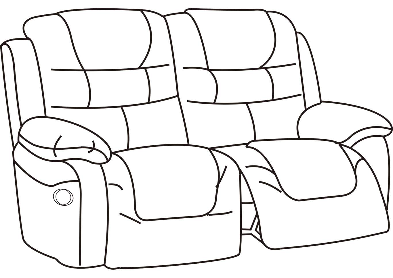 Motion Loveseat,Poundex