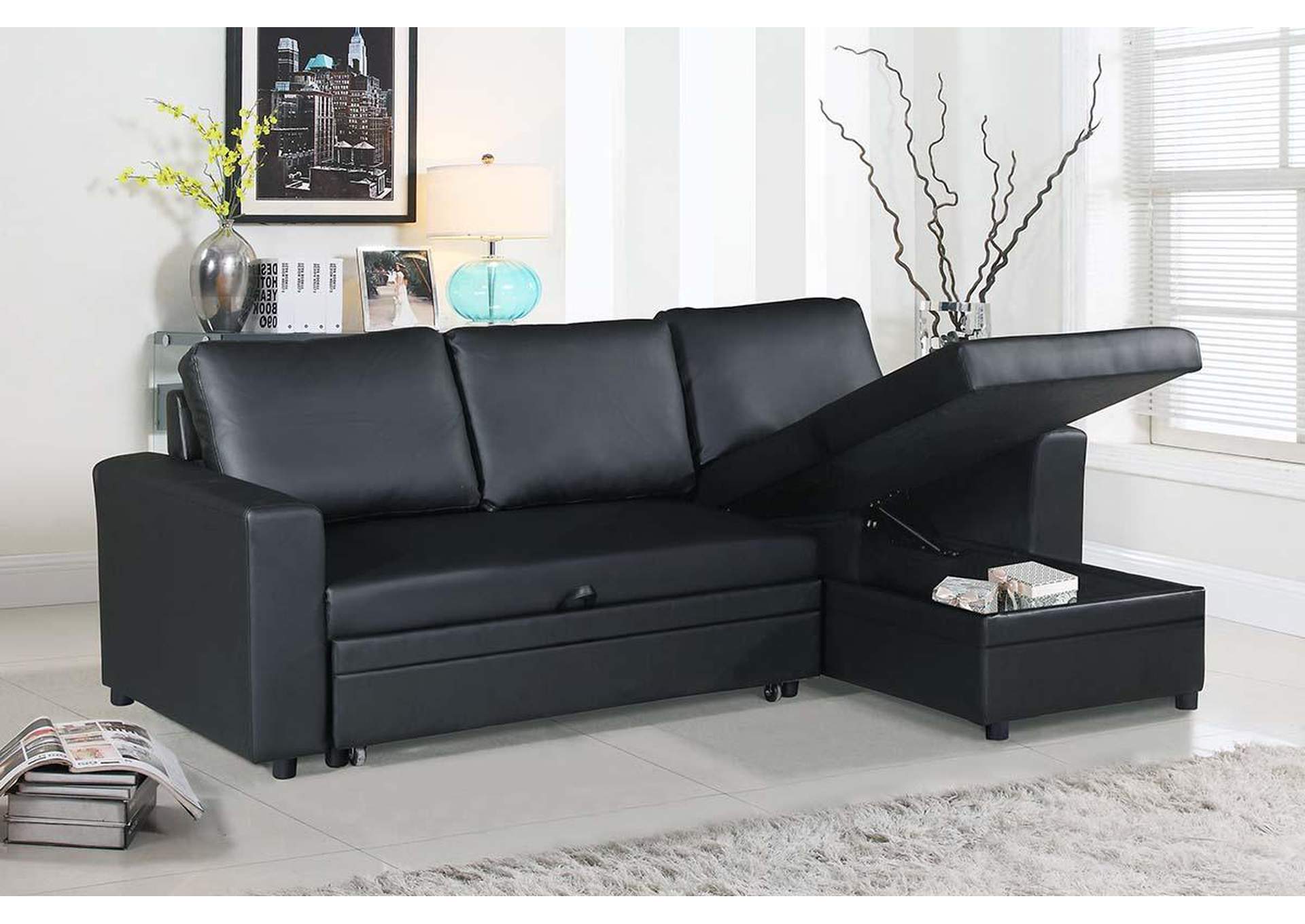 Convertible Sectional,Poundex