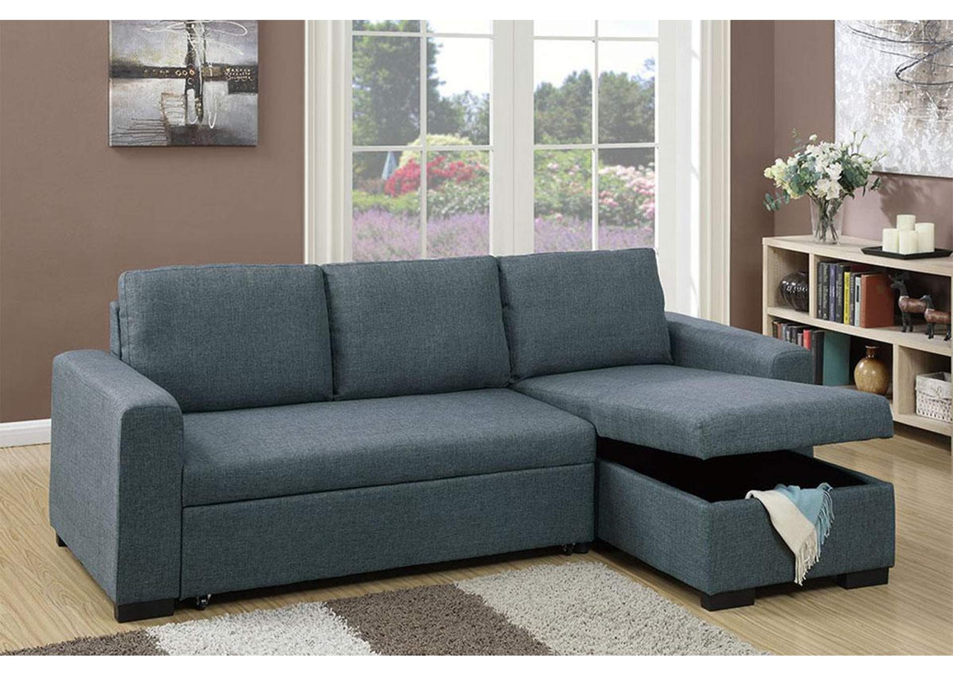 2-Pcs Sectional,Poundex