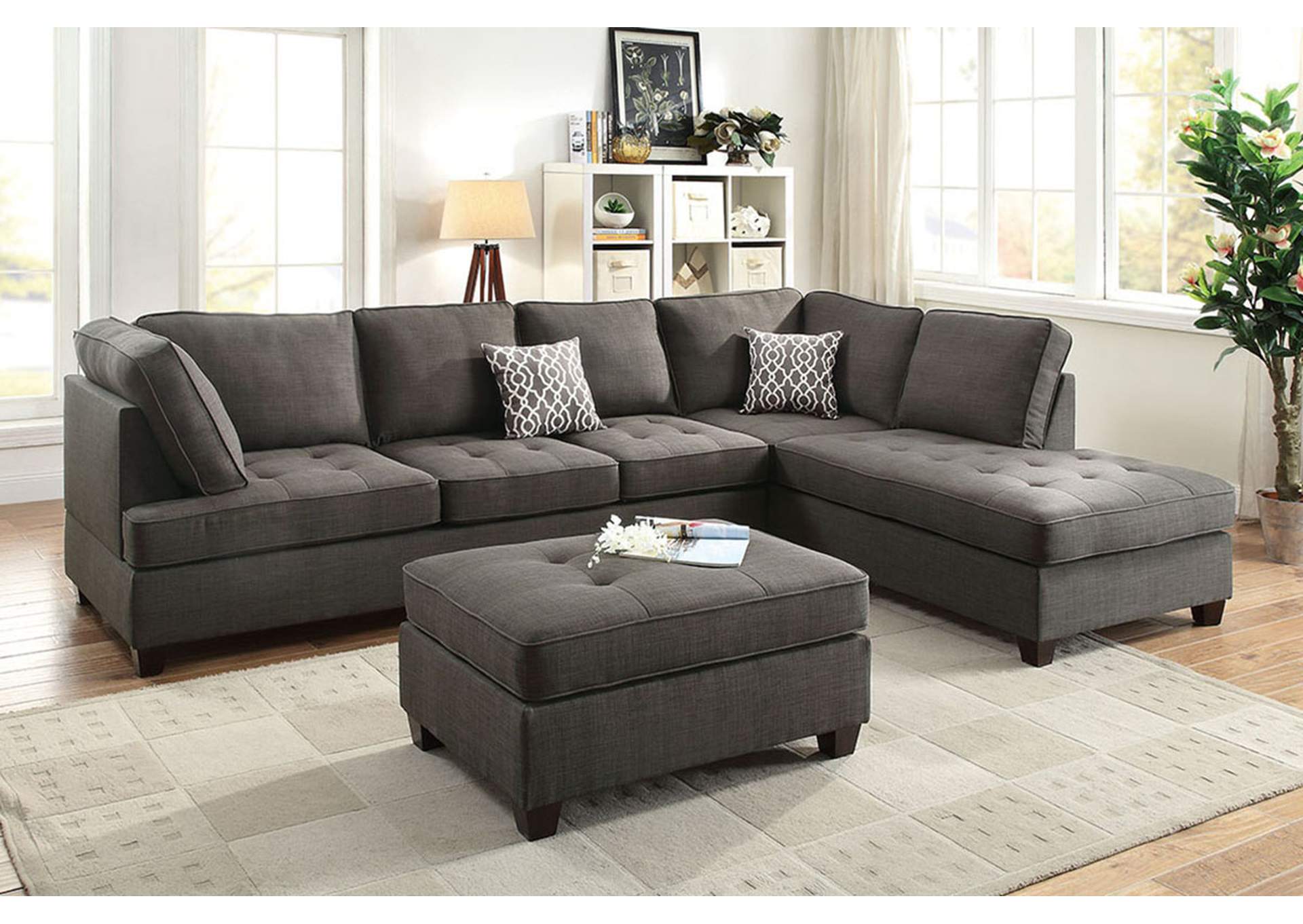 2-Pcs Sectional Sofa,Poundex