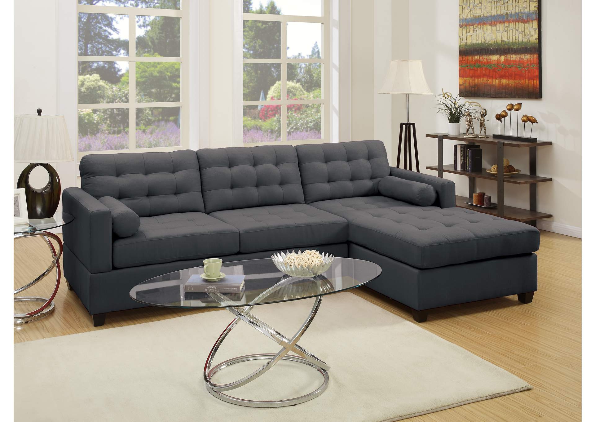 2-Pcs Sectional Sofa,Poundex