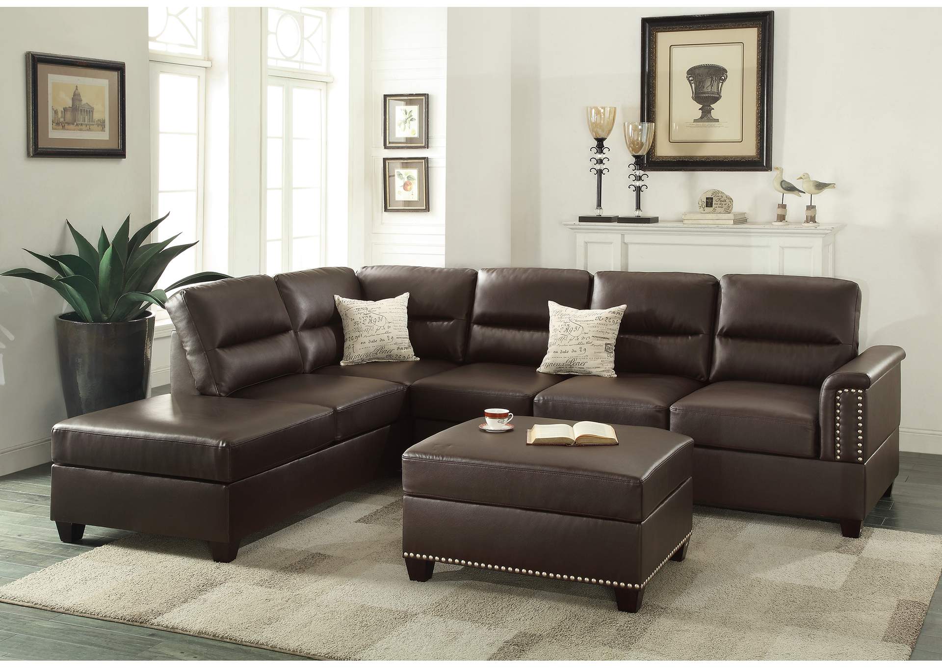 3-Pcs Sectional,Poundex