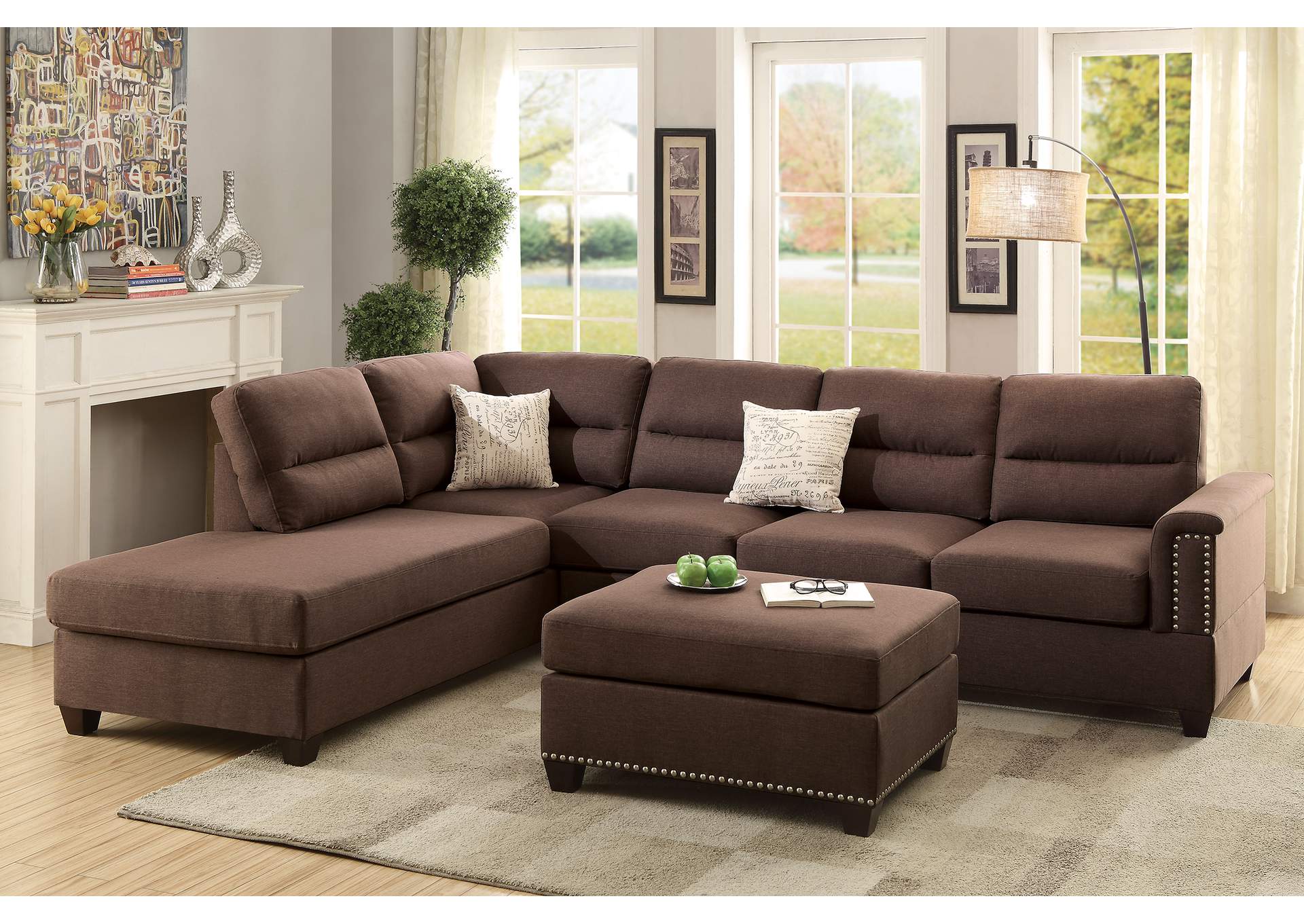 3-Pcs Sectional,Poundex