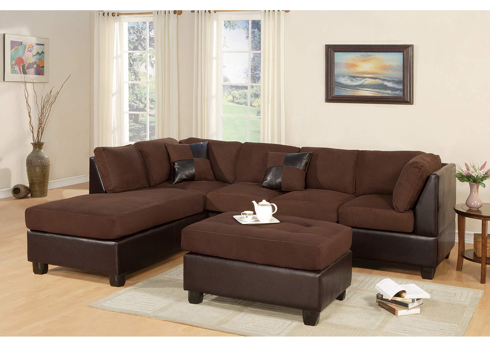 Sectional W,Poundex