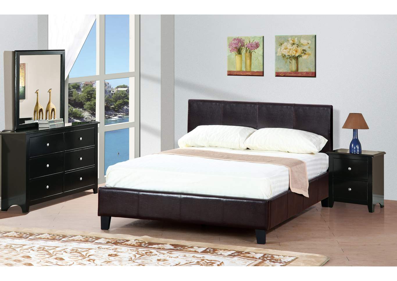 Queen Bed,Poundex