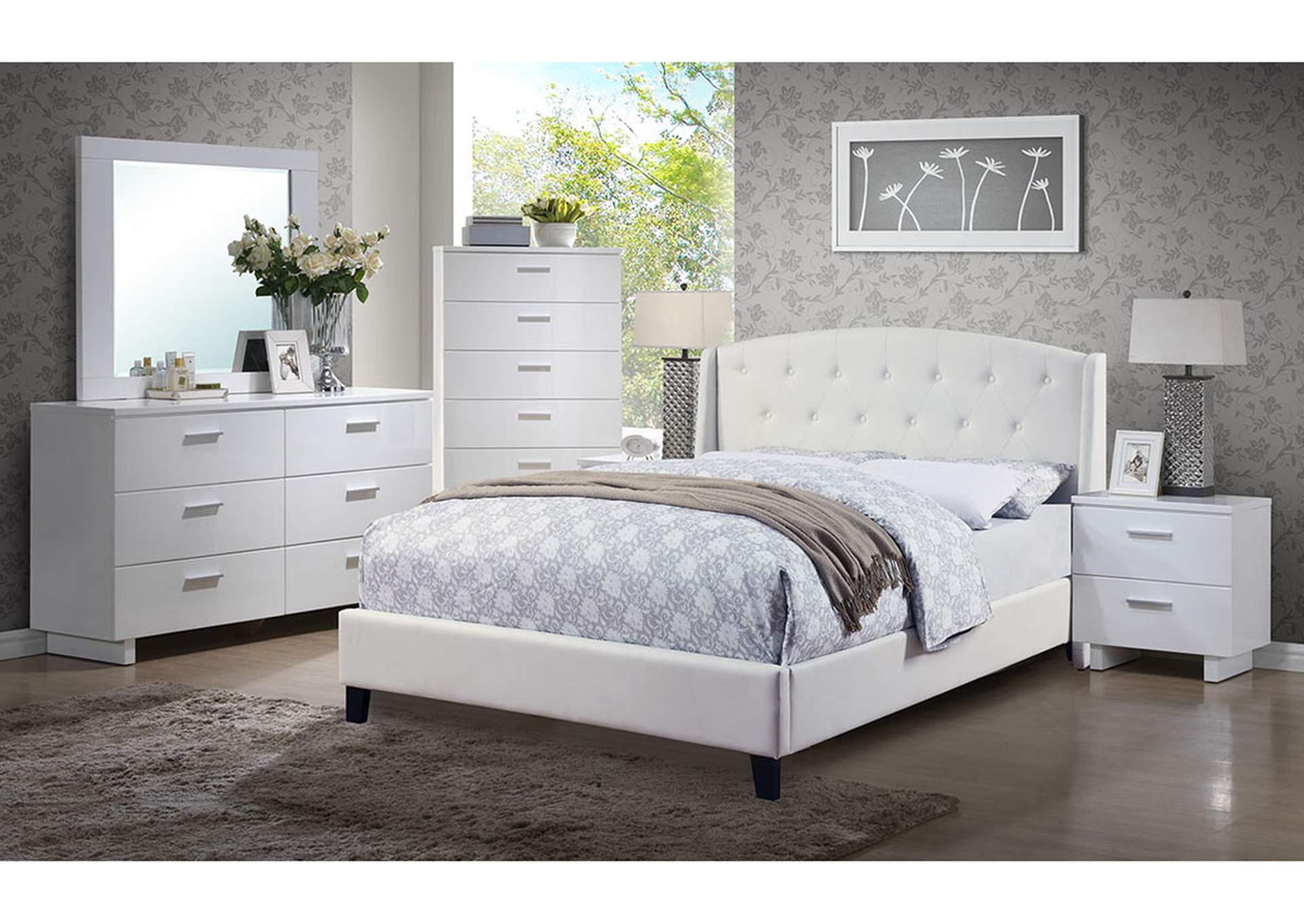 Eastern King Bed,Poundex