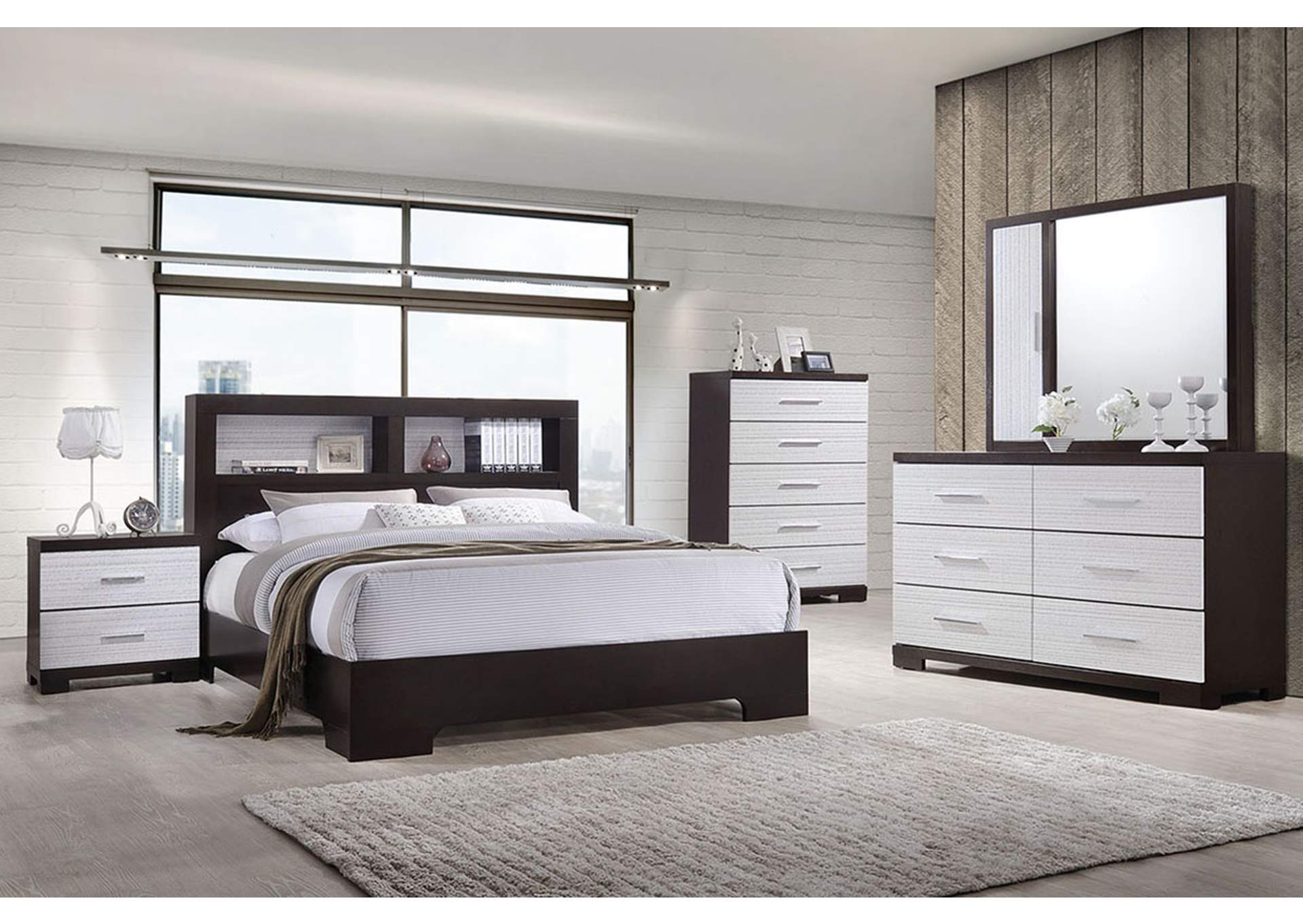 Queen Bed,Poundex