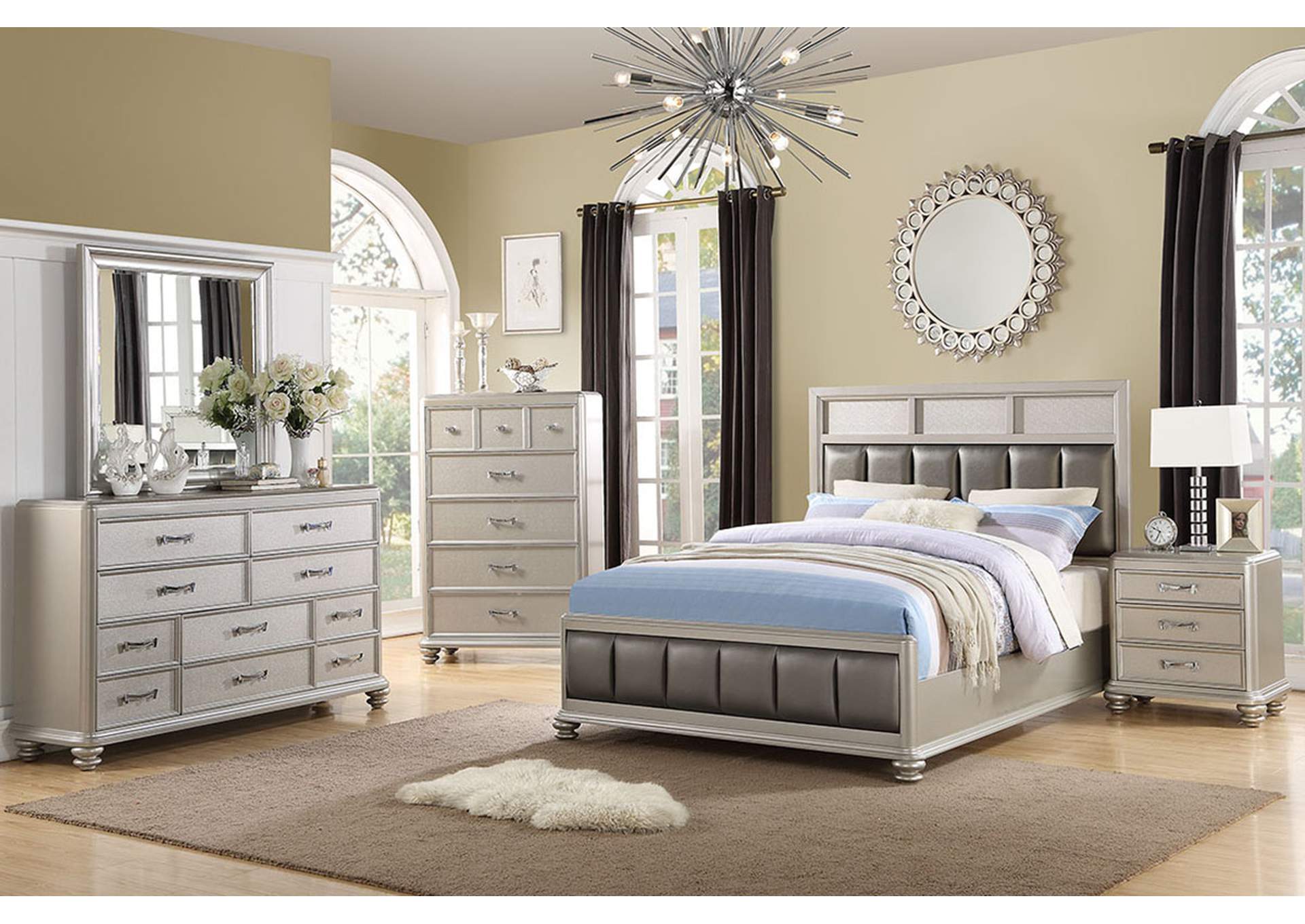 Calif. King Bed,Poundex