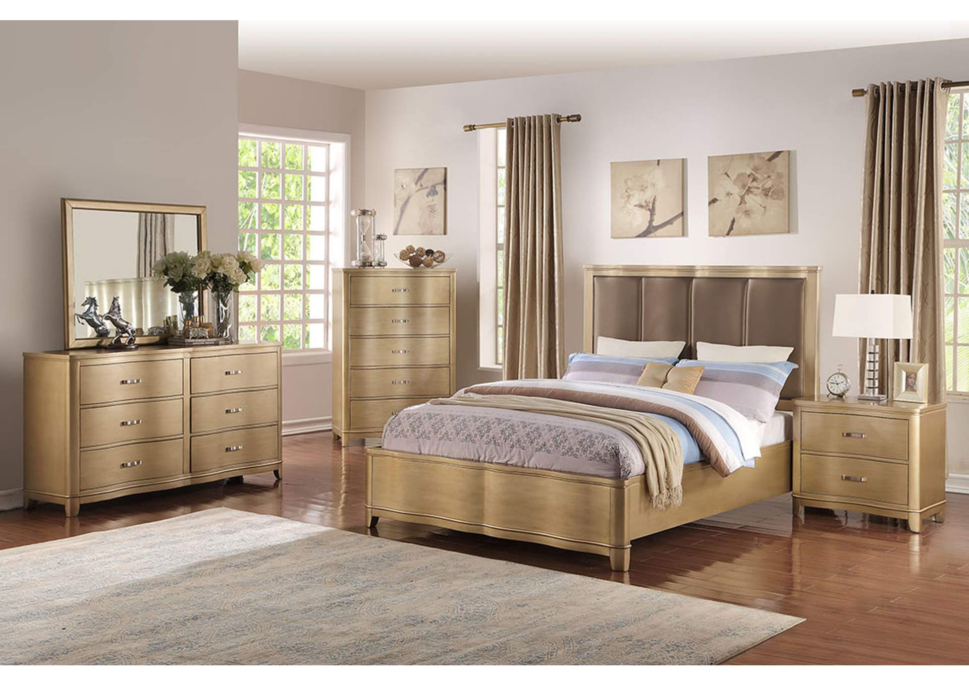 Calif. King Bed,Poundex